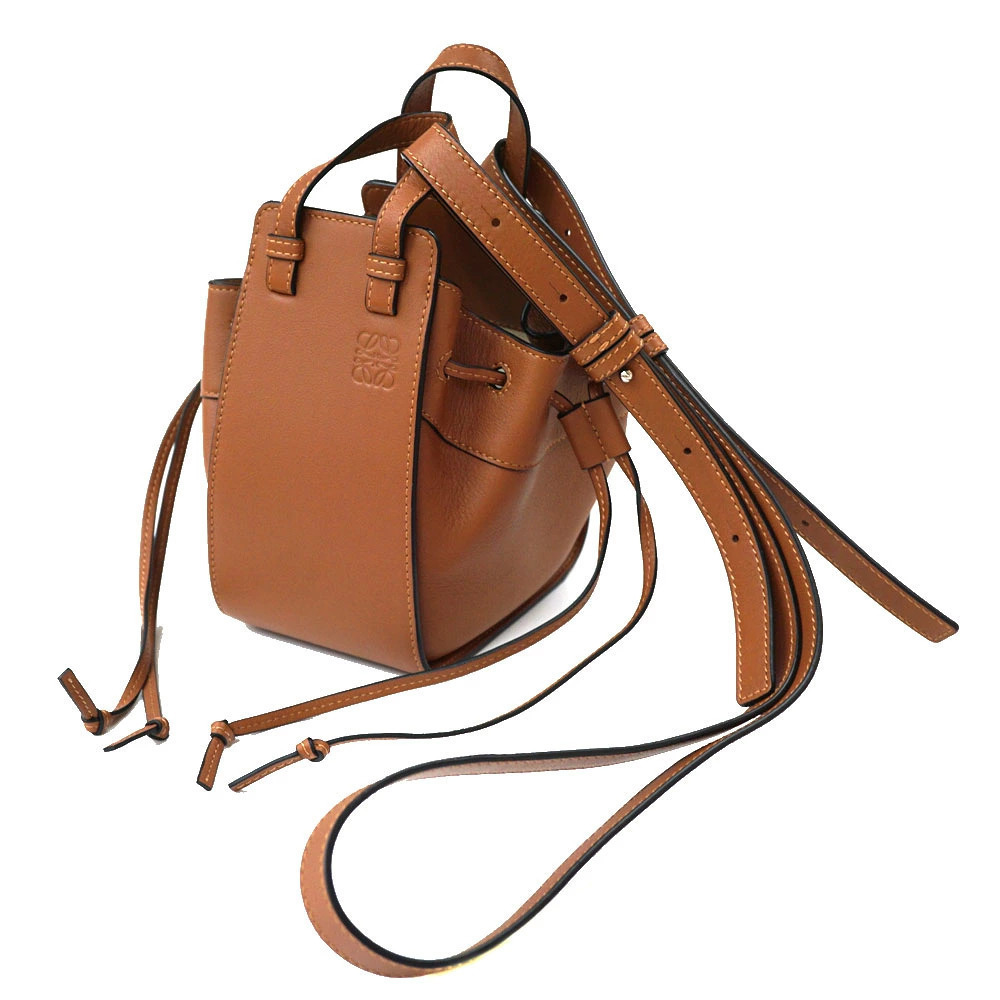 Loewe Bag Hammock Brown View 2